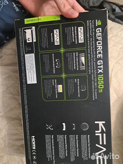 Видеокарта gtx 1050 ti palit KFA2 OC