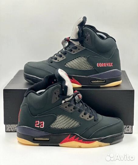 Nike air jordan 5 retro gore tex off noir