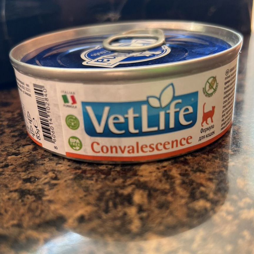 Влажный корм для кошек VetLife Convalescence