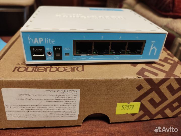 Wifi роутер mikrotik HAP lite