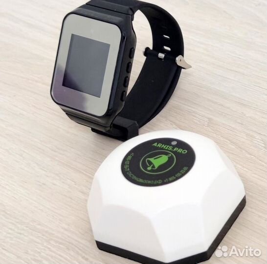 Беспроводная система/кнопка вызова официанта часы