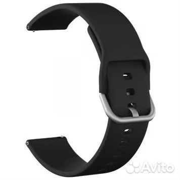 Ремешок силиконовый 20мм (Black)