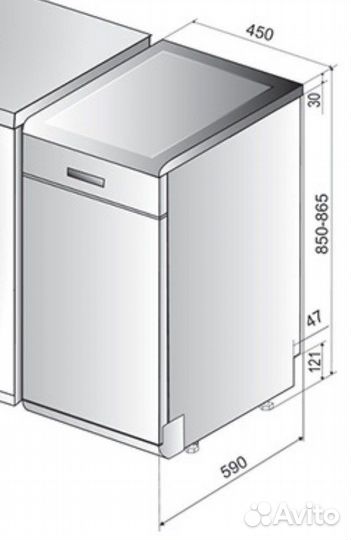 Посудомоечная машина indesit