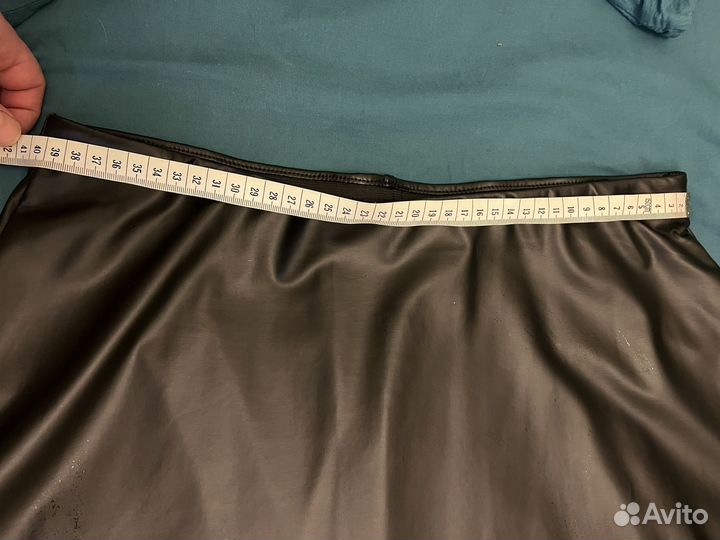 Юбка женская кожаная