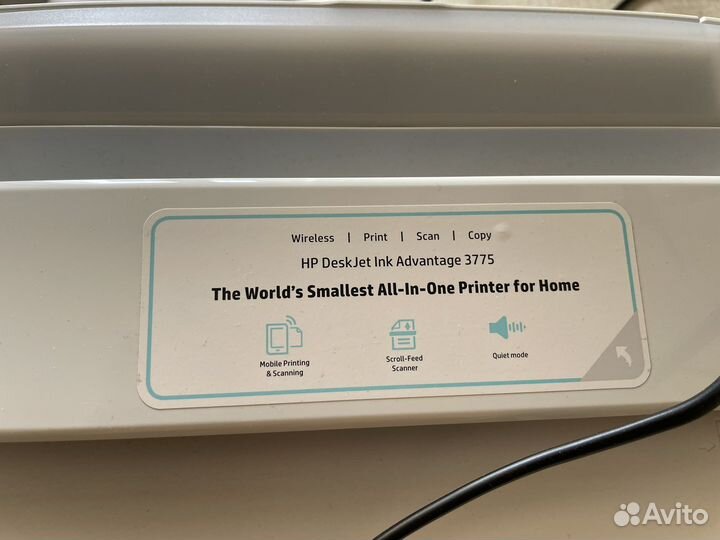 Принтер hp deskjet 3775