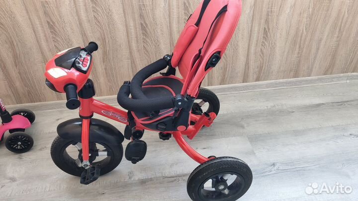 Велосипед коляска с ручкой