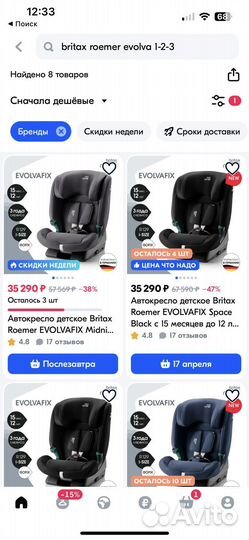 Автокресло Britax Romer evolva Возраст 9 мес-12лет