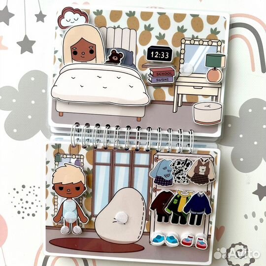 Тока бока игра на липучках