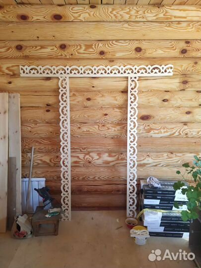 Резной наличник 14 см шириной