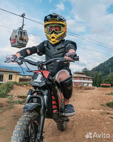 Электромотоцикл white siberia muxa 1300W