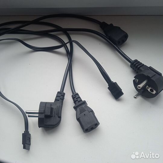 Кабель питания 2шт + сата