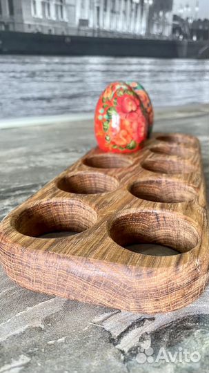 Подставка для яиц деревянная