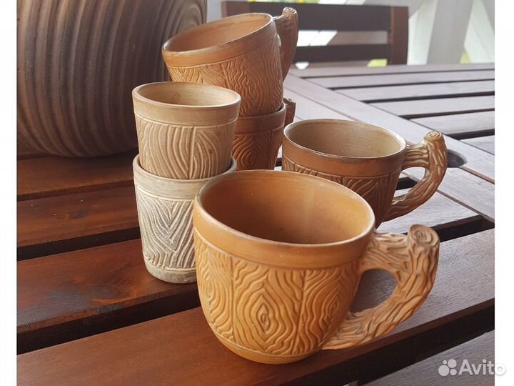 Глиняный кувшин новый набор