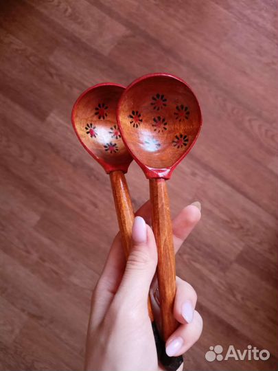 Деревянные ложки хохлома