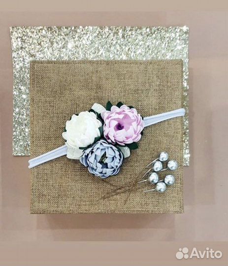 Повязки на голову и резинки для девочки