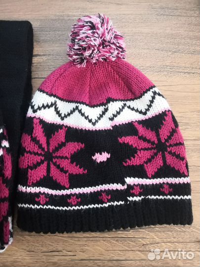 Шапка и шарф - набор