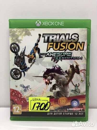 Диск Trials fusion awesome max edition на Xbox One
