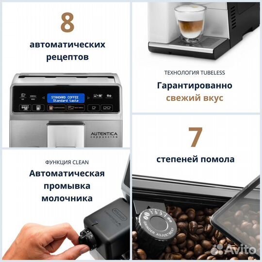 Кофемашина Delonghi etam29.660.SB Autentica Cappuc