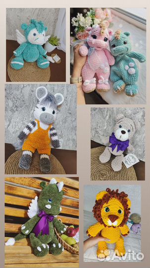 Мягкие игрушки амигуруми