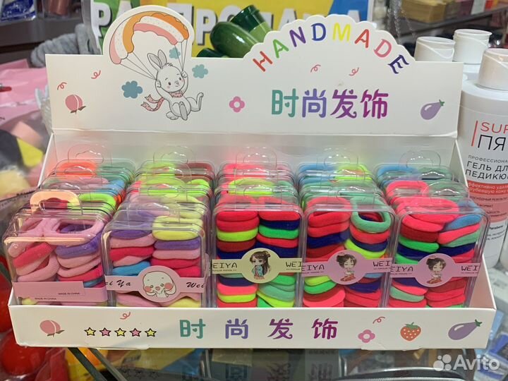 OMG повязки резинки для волос блески для губ