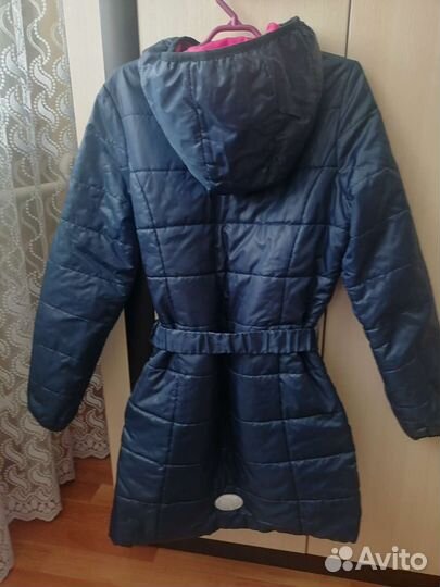 Пальто для девочки 140
