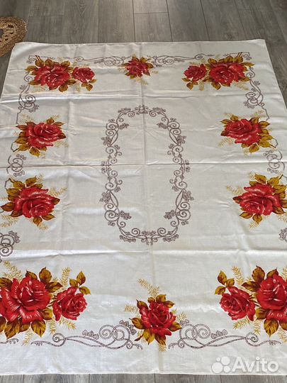 Скатерть лен СССР новая