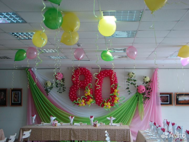 Праздничное оформление свадеб, юбилеев, праздников