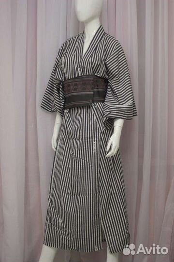 Прокат кимоно М/Ж 42-50 рр черно-белое японское