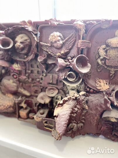 Картина рельефная