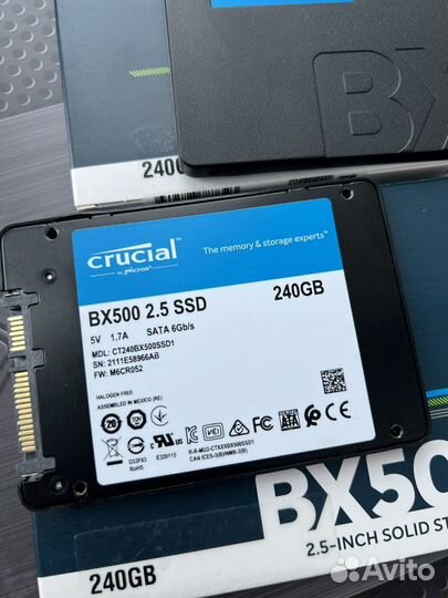 SSD-накопитель Crucial BX500 240 GB