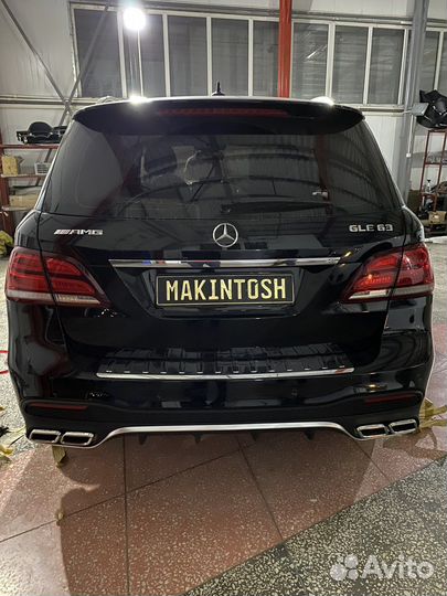 Задний бампер GLE 166 амг не орегинал