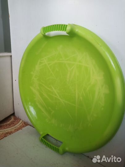 Ледянка с ручками для катания с горы