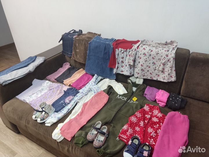 Вещи детские пакетом на девочку 92 98