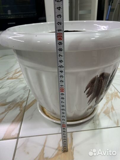 Горшок большой керамический для цветов