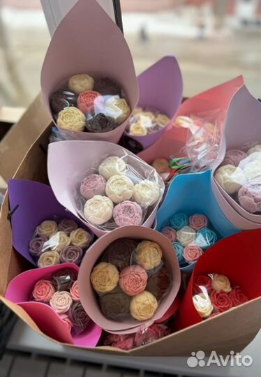 Букеты из шоколада/ конфеты ручной работы