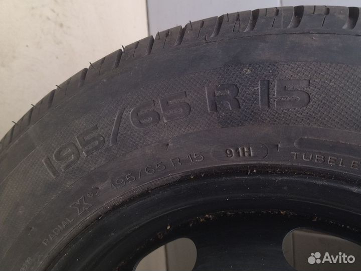 Запасное колесо r15 Citroen c4