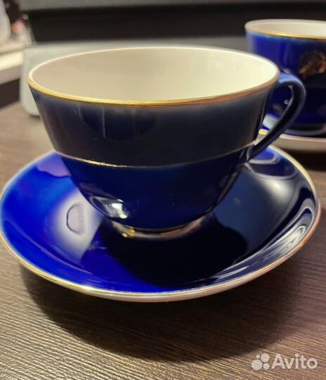 Кофейный сервиз кобальт