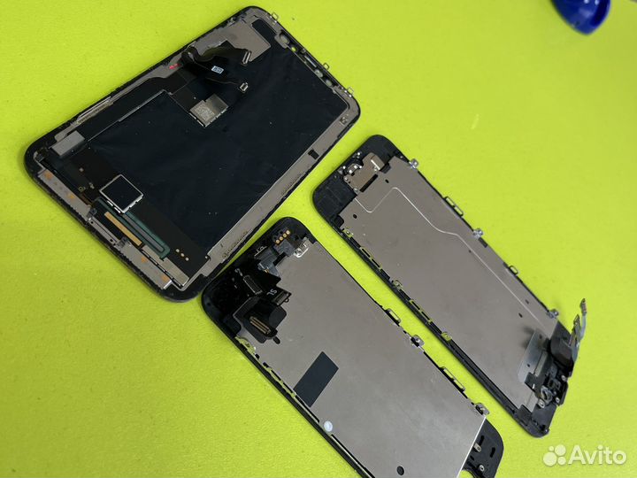 Экраны и стекла на Все iPhone с установкой