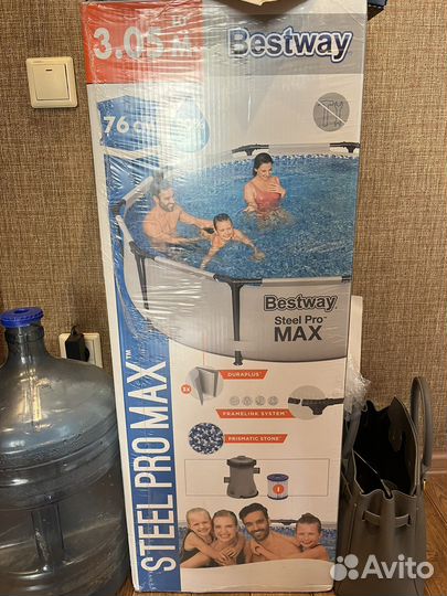 Бассейн каркасный 305х76 Bestway новый