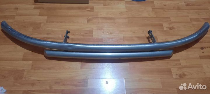 Защита бампера двойная