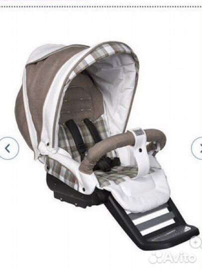 Коляска teutonia белая