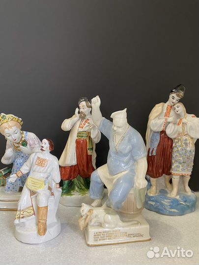 Советские фарфоровые статуэтки под реставрацию