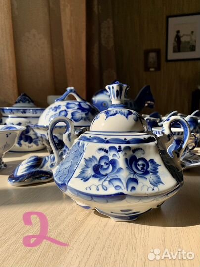 Гжель посуда