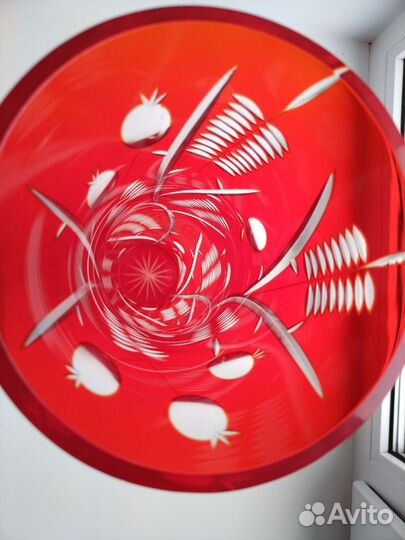 Ваза хрустальная