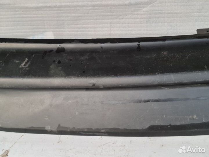 Спойлер (юбка) бампера задний Kia Rio 3 2015-2017