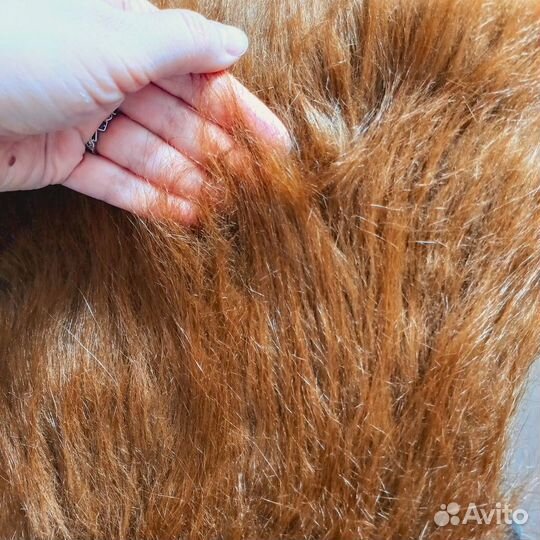 Искусственный мех лама отрез