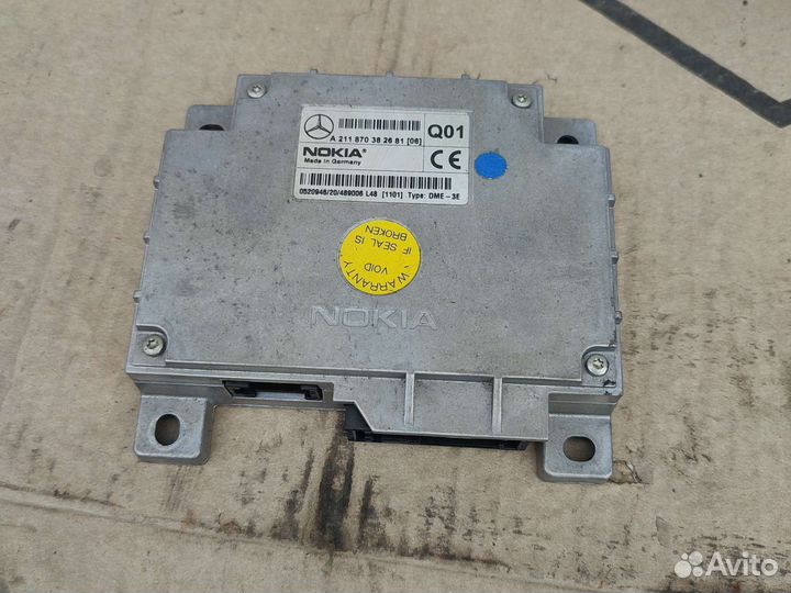 Mercedes W211 эбу телефона