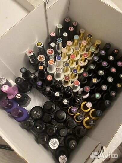 Гель лаки для маникюра 91 шт набор бу