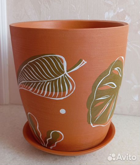 Горшок керамический Тропики, 2,8л