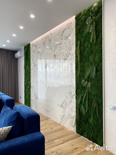 Панно из стабилизированного мха